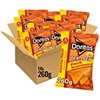 Doritos Tex-Mex 260g - Sabor a Queso - Pack de 14